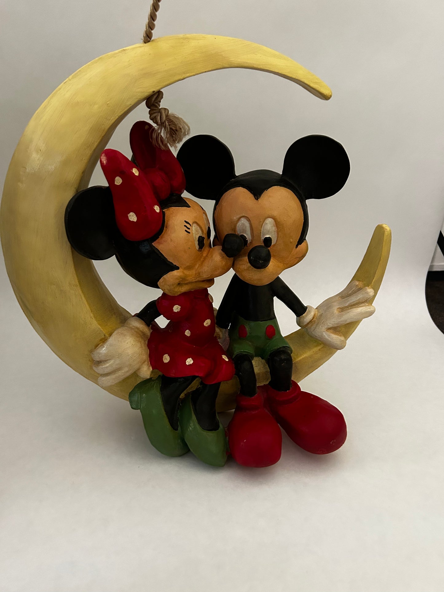 Vintage Mickey und Minnie Mouse 'On The Moon'