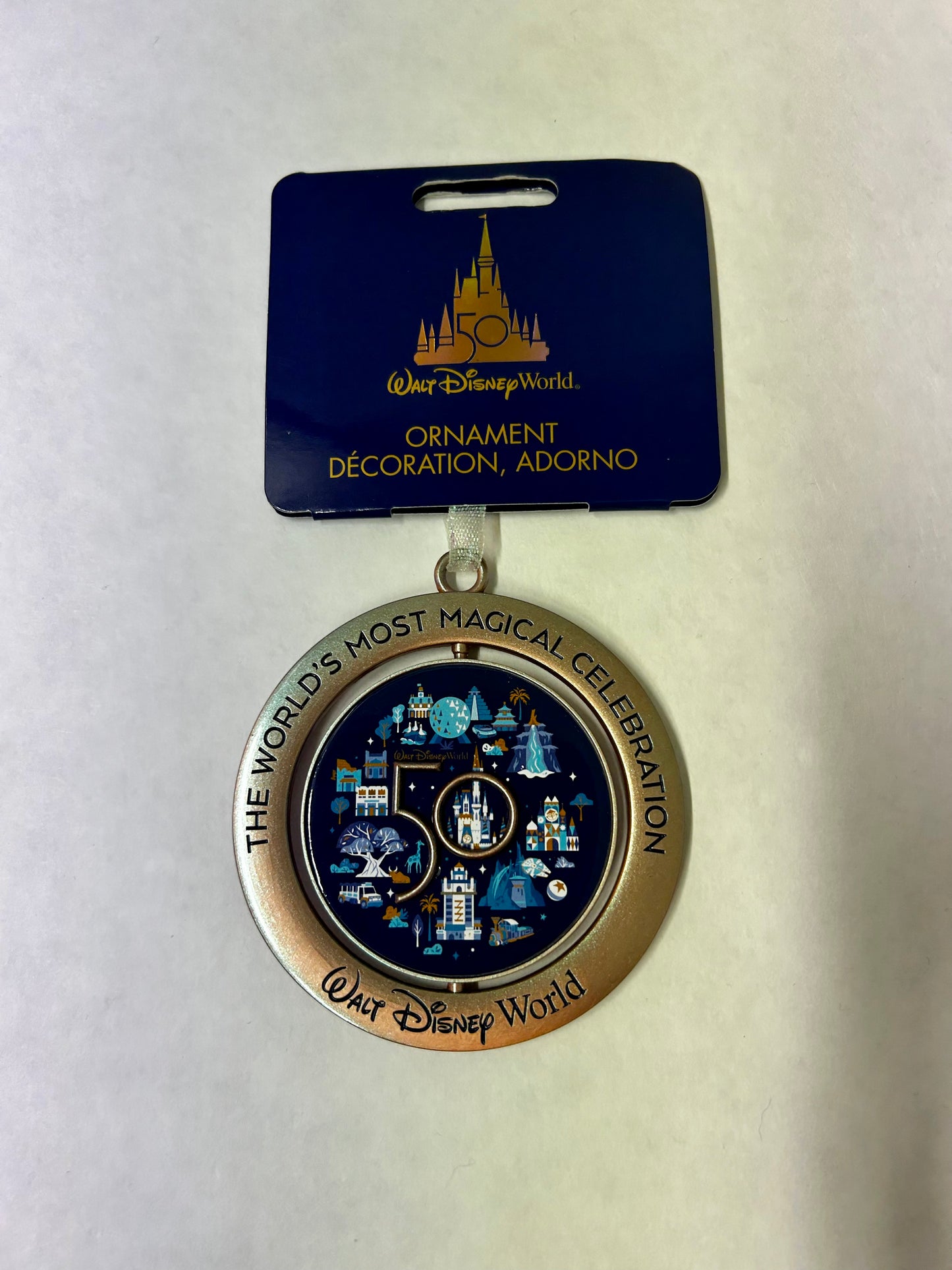 Walt Disney World 50th Anniversary Ornament