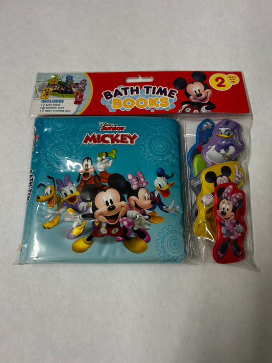 Disney Mickey and friends bath time books