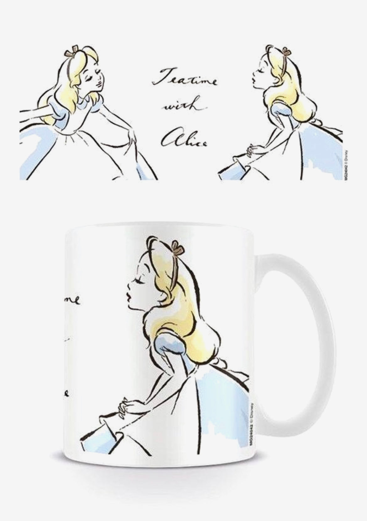 Alice in Wonderland mug 'Teatime'