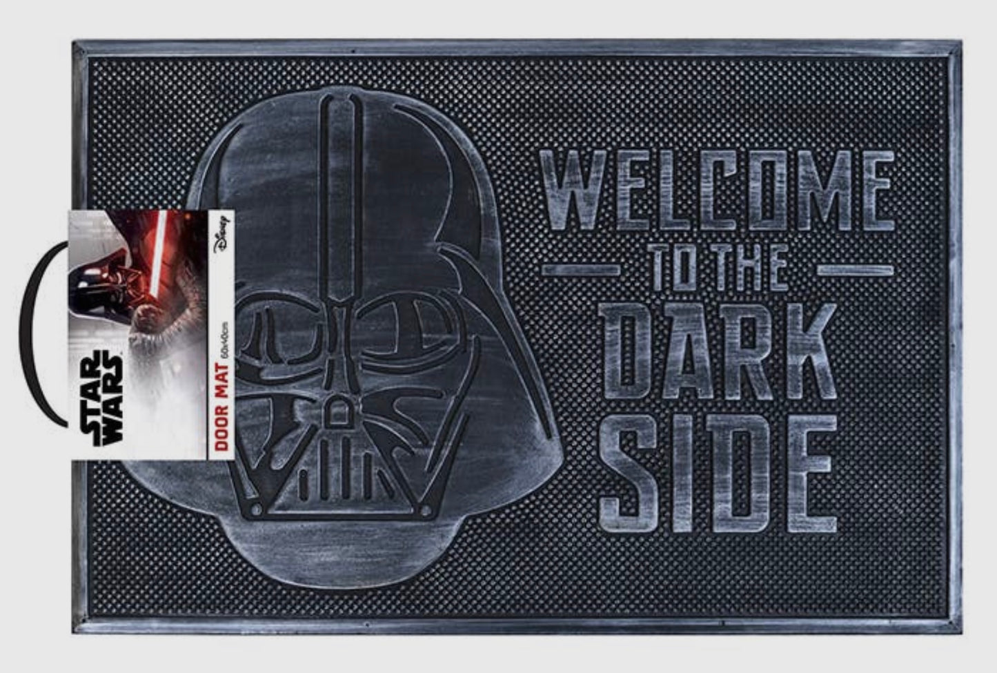 Star Wars (Willkommen auf der dunklen Seite) Gummi-Fußmatte.