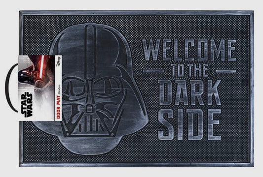 Star Wars (Willkommen auf der dunklen Seite) Gummi-Fußmatte.