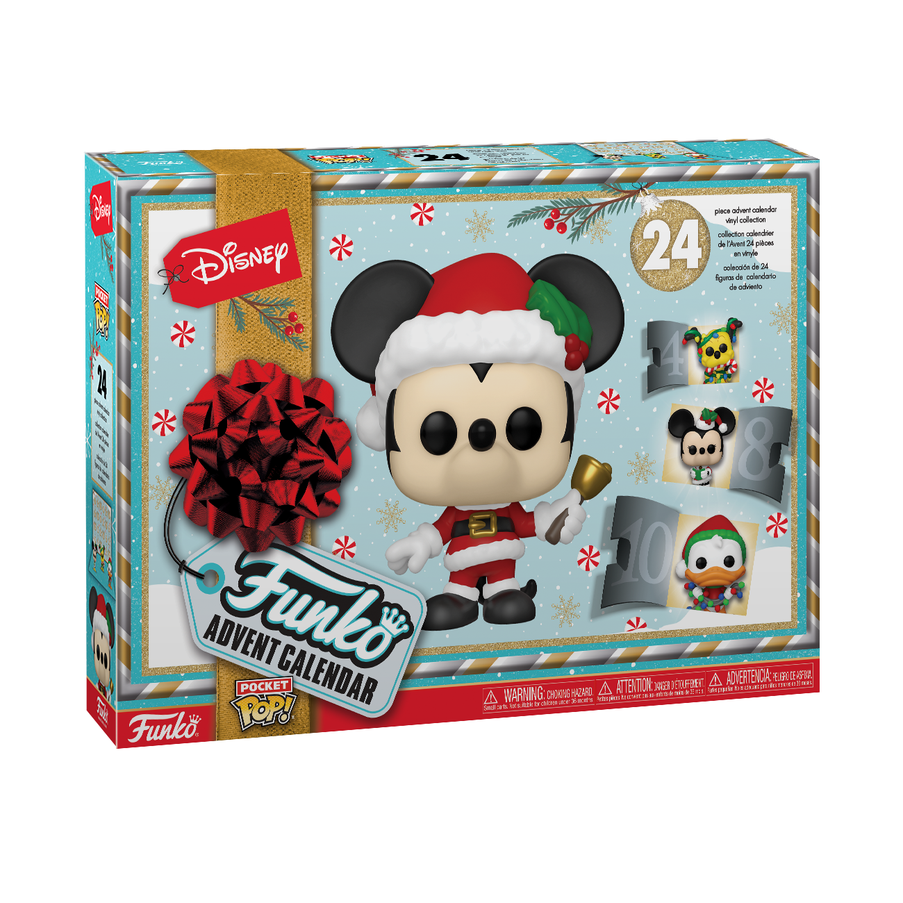 Een betoverende Funko Pop Disney Advent Calendar, waarachter zich dagelijks een nieuwe Disney-verrassing bevindt om de magie van de feestdagen te vieren."