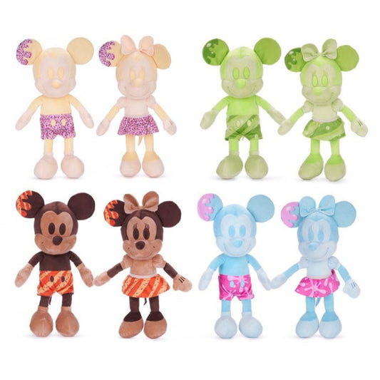 "Disney Mickey en Minnie Mouse Flavored Knuffels: Zachte en knuffelbare pluche figuren van Mickey en Minnie Mouse, met een vleugje geur voor extra plezier, perfect voor Disney-liefhebbers en knuffelgenot."