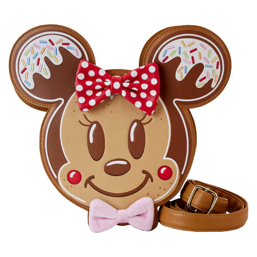 Disney Loungefly Cross Body Lebkuchenplätzchen Mickey und Minnie Mouse
