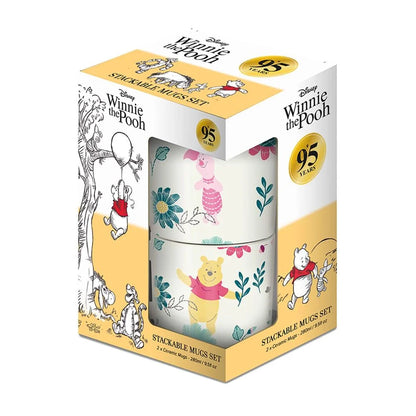Disney Classics Winnie The Pooh Stacking Mugs 'Friends forever'