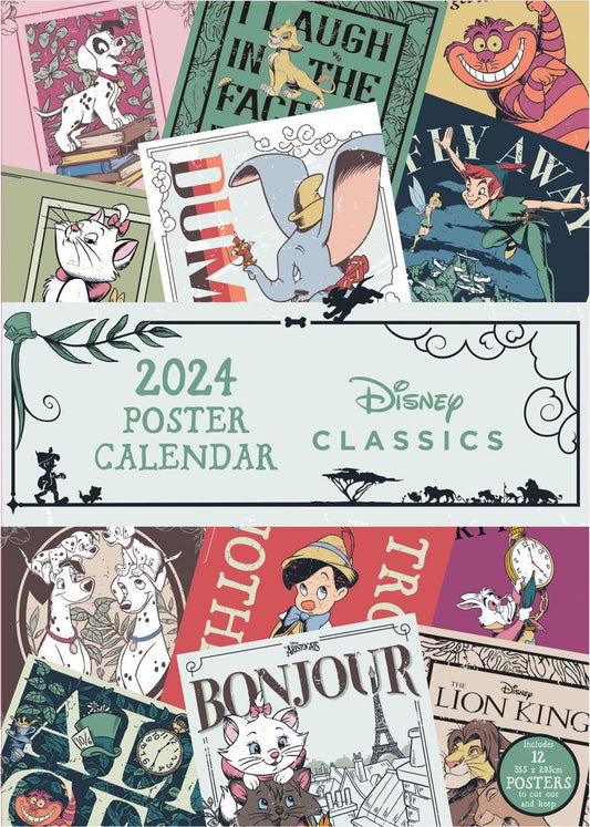 Disney Classics 2024 Poster Calendar