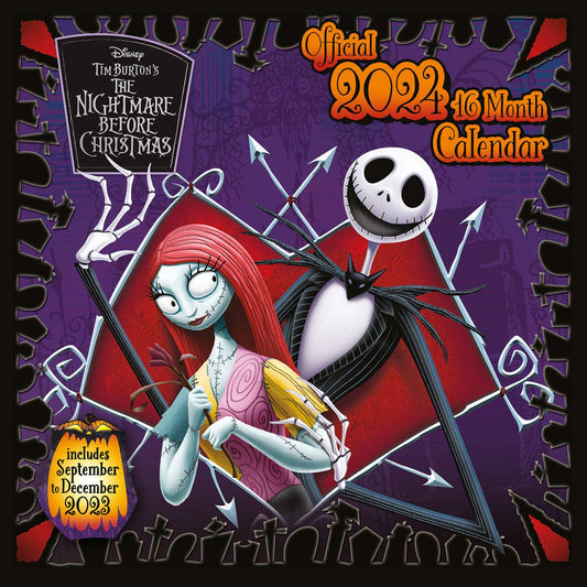 The Nightmare Before Christmas Official Wall Calendar 2024