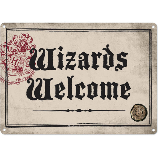 Wall plate Harry Potter (Wizards Welcome)