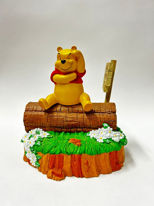 Winnie The Pooh statue "Pooh`s Thoughtful spot" With pin