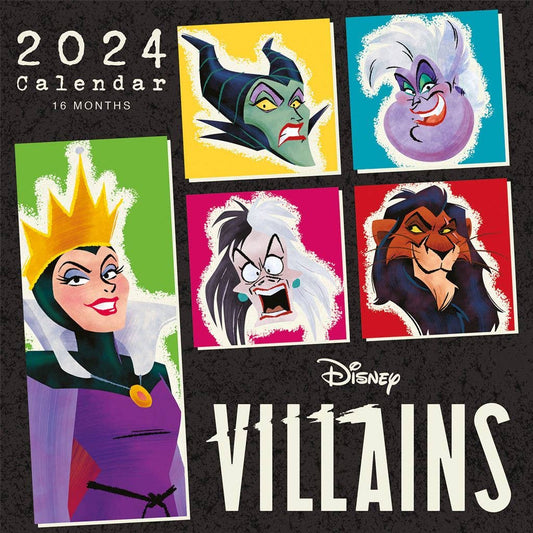 Officiële kalender 2024 van Disney Villains