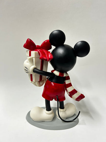 Mickey und Minnie Mouse Figur 'Weihnachtsgeschenk'