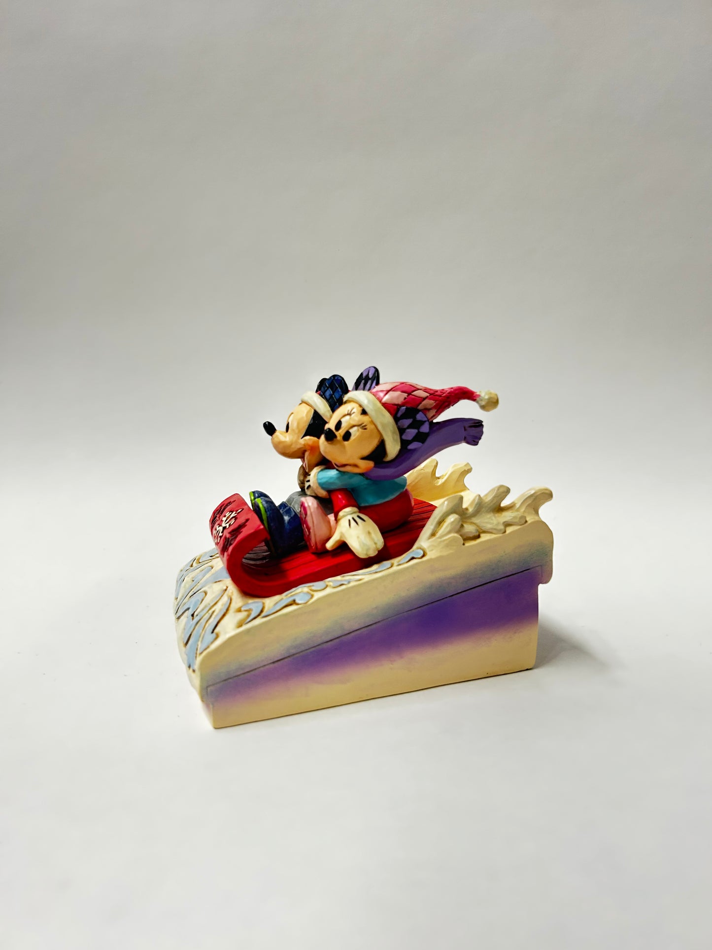 Disney Traditions Mickey and Minnie Mouse Sleighs
